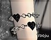 🍒 heart bracelet