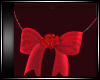 Red Bow Necklace
