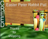 Easter Peter Rabbit Pail