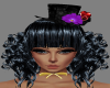 Lolita Hat Black Curls