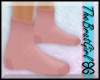 BG Pink Piggy PJ Socks M