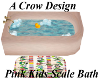 Kids Pink Scale Bathtub