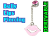 Belly Lips Piercing