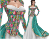 Medieval Gown Floral TW
