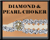 ! Diamond N Pearl Choker