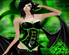 [DZ] Green PVC Corset