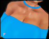 Ⓕ +A l Blue Top