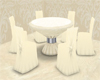 Cream Table chairs