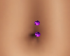 purple gem belly stud