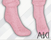 Aki Fluffy Socks Pink