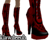 Victorian-style Red Boot