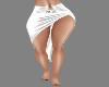 !R! White Silk Skirt