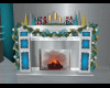 Christmas fireplace