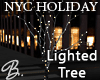 *B* NYC Holiday Lit Tree