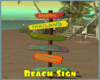 *Beach Sign