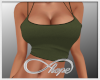 Busty Tank  - Army Green