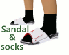 Sandal & socks M$75