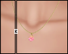 Ball Necklace Pink Diamo