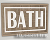 H. Bathroom Vintage Sign