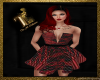 Red Anaconda Dress