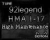 92L - High Maintenance
