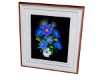 Flowers in White Frame