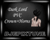 DarkLord PVC Crown+Horns