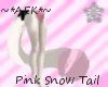 ~*AEK*~ Pink Snow Tail