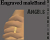Engraved men's band