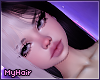 anna goth split + bangs