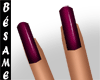 ~B~PURPLE NAIL LUSH HAND
