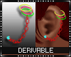 D| Drv Chain Earring F 