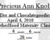 Pericous Ann Knoll Birth