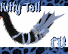 #RU Kitty tail Blu N Blk