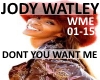 JODY - DON'T YOU WANT ME