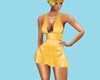 Chloe AL Dress Yellow