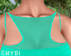 C~Aqua Neon CropTop
