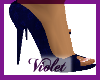 (V) Blue heels