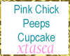 Pink Chick Peeps Cupcake