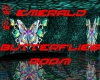 Emerald butterfly room