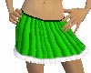 Green Miniskirt w/Pleats