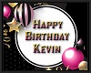 KEVIN birthday balloons