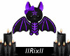 -R- Purple Bat Pillow