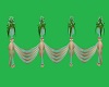 green/gold pedestal