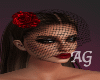 Ruby Red Rose Veil A.G.