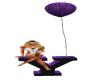 Blk-Purple Letter Y
