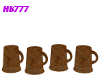 HB777 LC Row of Mugs