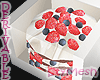 Berry Cream Cake Box