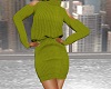 Olive Knitted Dress
