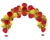 RED & GOLD BALLONS ARCH